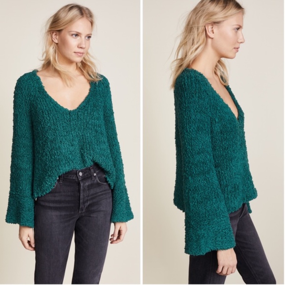 Free People Sand Dune Knit Pullover size medium